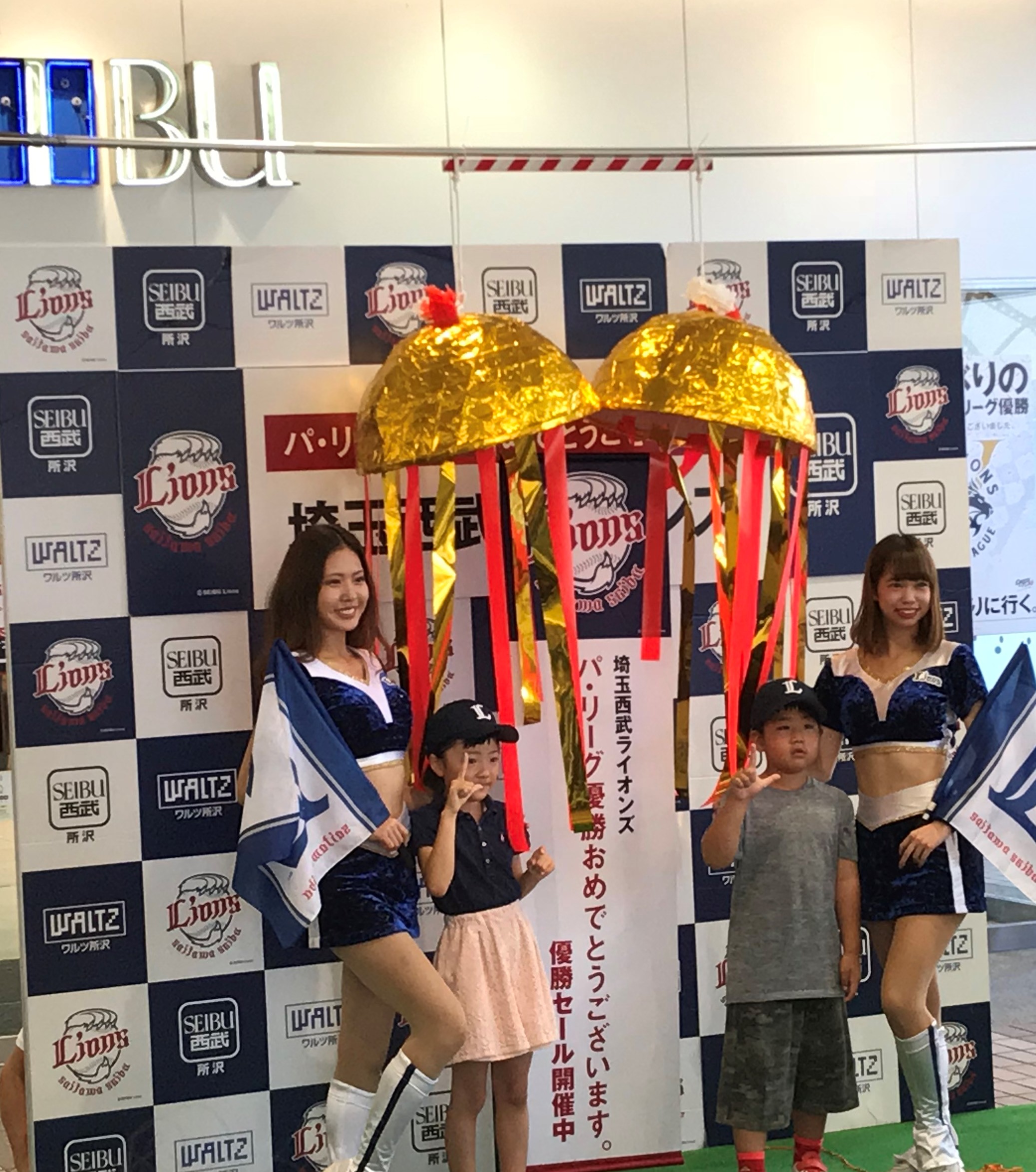 埼玉西武ライオンズ　2018年パリーグ優勝おめでとうございます！
