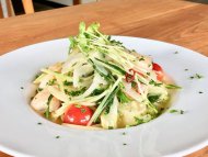 ２週間ごとにパスタとピザのメニューが替わります