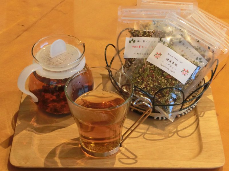所沢のお茶やハーブを使ったハーブティー