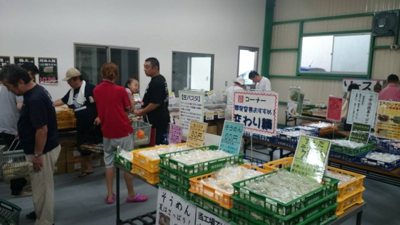 2014.8.16見澤食品工場直販会！ テレビ東京さんの取材も始まってま～す(／▽＼)♪