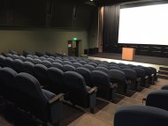 元・シネセゾンの会場を1日だけ、映画館として復活させます。西武百貨店所沢店　8階ワルツホール　150席